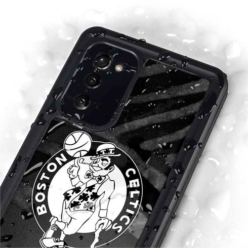 NBA Boston Celtics Black Animal Print Galaxy Note20 5G Waterproof Case