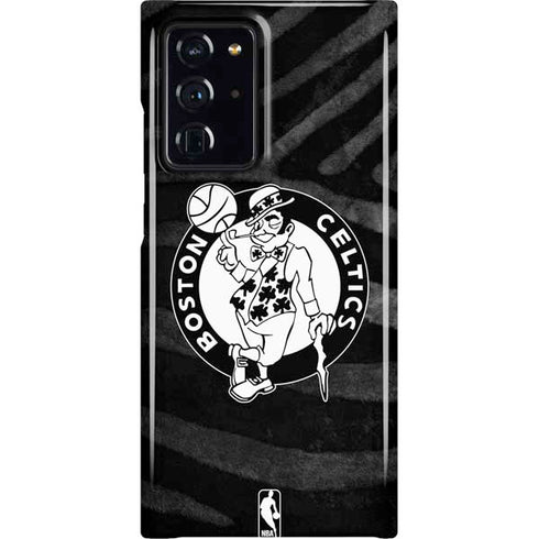 NBA Boston Celtics Black Animal Print Galaxy Note20 Ultra 5G Lite Case