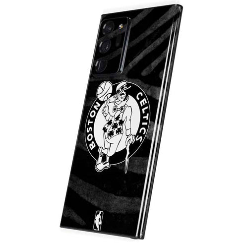 NBA Boston Celtics Black Animal Print Galaxy Note20 Ultra 5G Skin