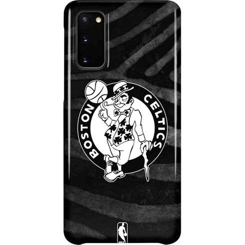 NBA Boston Celtics Black Animal Print Galaxy S20 Lite Case