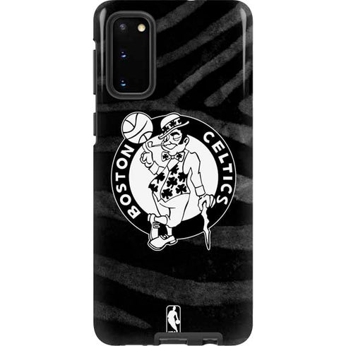 NBA Boston Celtics Black Animal Print Galaxy S20 Pro Case
