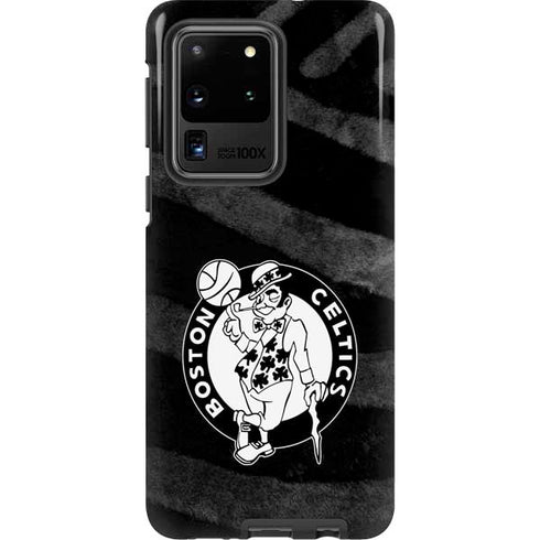 NBA Boston Celtics Black Animal Print Galaxy S20 Ultra 5G Pro Case