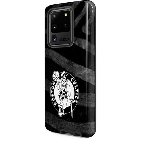NBA Boston Celtics Black Animal Print Galaxy S20 Ultra 5G Pro Case