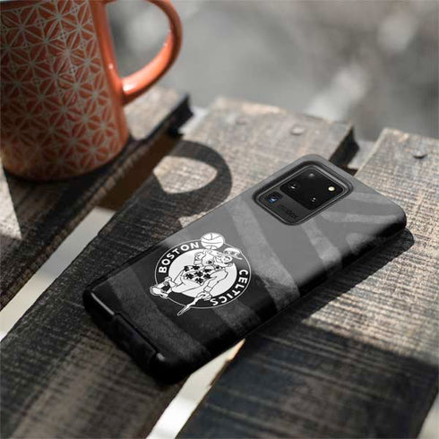 NBA Boston Celtics Black Animal Print Galaxy S20 Ultra 5G Pro Case