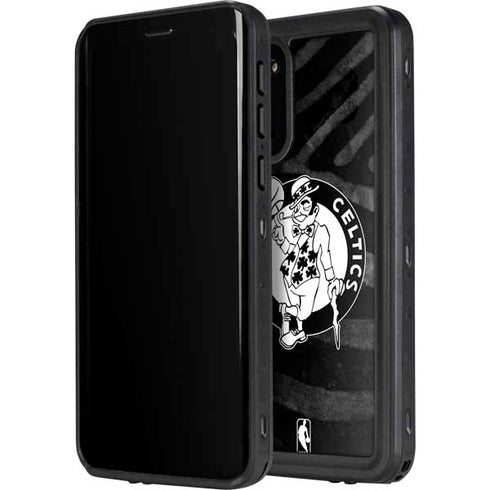 NBA Boston Celtics Black Animal Print Galaxy S20 Waterproof Case