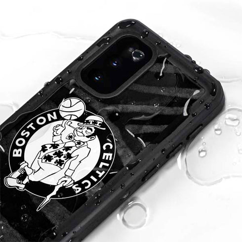 NBA Boston Celtics Black Animal Print Galaxy S20 Waterproof Case