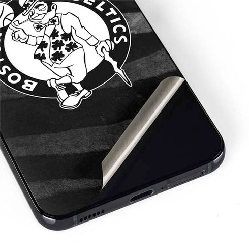 NBA Boston Celtics Black Animal Print Galaxy S22 Plus Skin