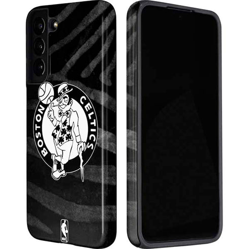 NBA Boston Celtics Black Animal Print Galaxy S22 Pro Case