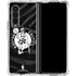 NBA Boston Celtics Black Animal Print Galaxy Z Fold4 5G Clear Case