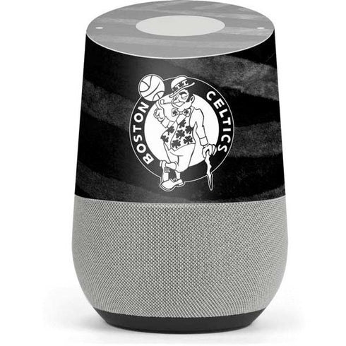 NBA Boston Celtics Black Animal Print Google Home Skin