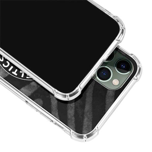 NBA Boston Celtics Black Animal Print iPhone 12 Pro Clear Case