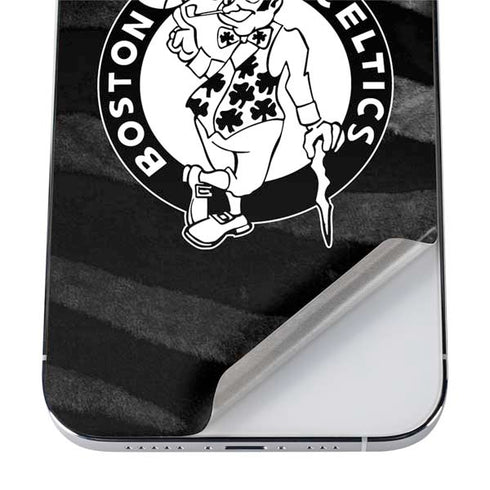 NBA Boston Celtics Black Animal Print iPhone 12 Pro Max Skin
