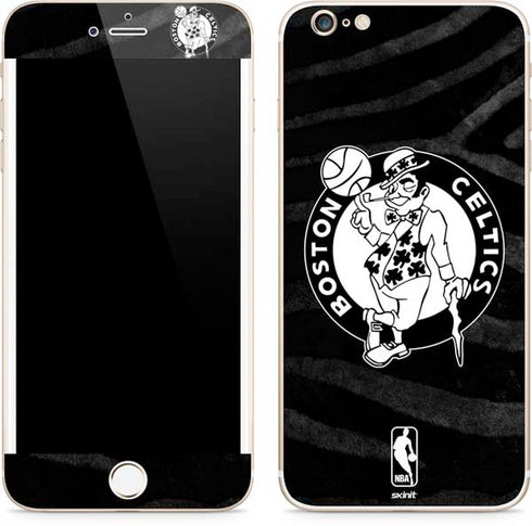 NBA Boston Celtics Black Animal Print iPhone 6/6s Plus Skin
