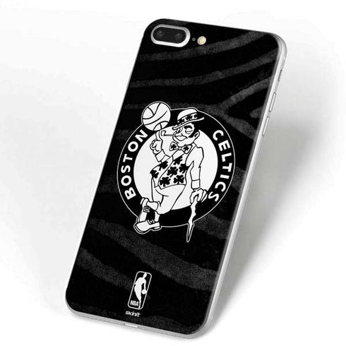 NBA Boston Celtics Black Animal Print iPhone 7 Plus Skin