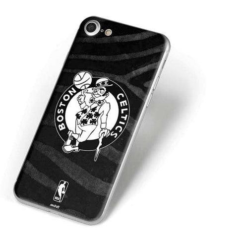NBA Boston Celtics Black Animal Print iPhone 8 Skin