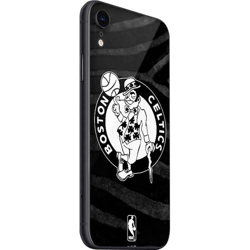 NBA Boston Celtics Black Animal Print iPhone SE (2nd & 3rd Gen) Skin
