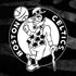 NBA Boston Celtics Black Animal Print iPhone XR Skin