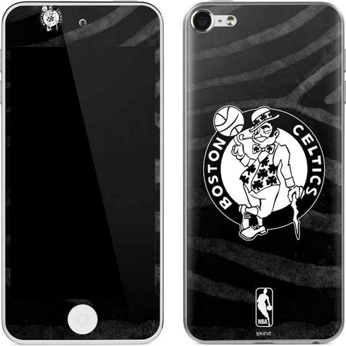 NBA Boston Celtics Black Animal Print Apple iPod Skin