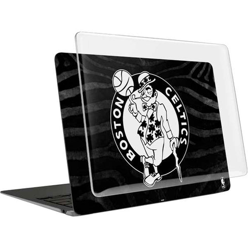 NBA Boston Celtics Black Animal Print MacBook Air 13in (2020) Case plus Skin