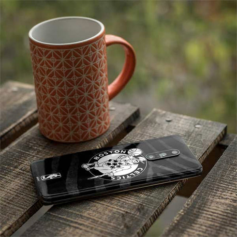 NBA Boston Celtics Black Animal Print OnePlus 7 Pro Skin