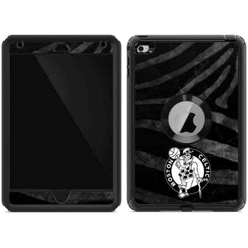 NBA Boston Celtics Black Animal Print Otterbox Defender iPad Skin