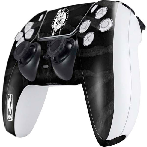 NBA Boston Celtics Black Animal Print PS5 Controller Skin