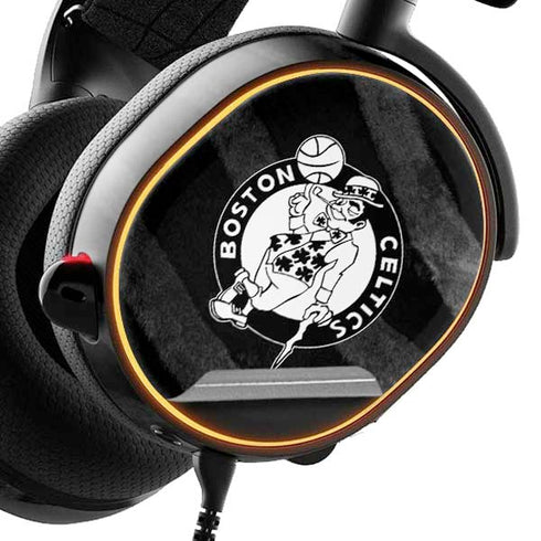 NBA Boston Celtics Black Animal Print SteelSeries Arctis 3 Skin