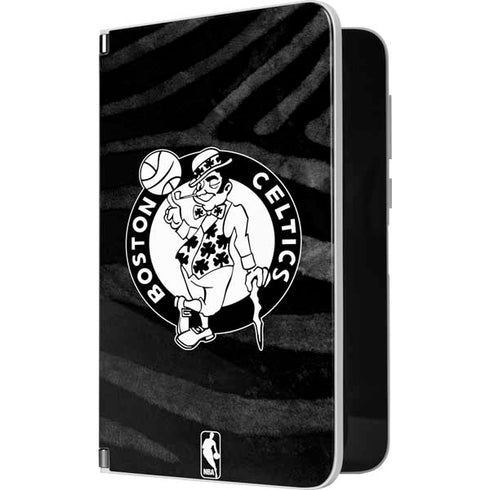 NBA Boston Celtics Black Animal Print Surface Duo Skin