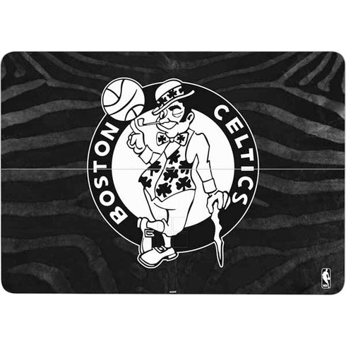 NBA Boston Celtics Black Animal Print Surface Laptop Studio Skin