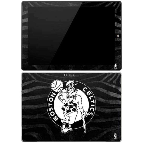 NBA Boston Celtics Black Animal Print Surface Pro 3 Skin