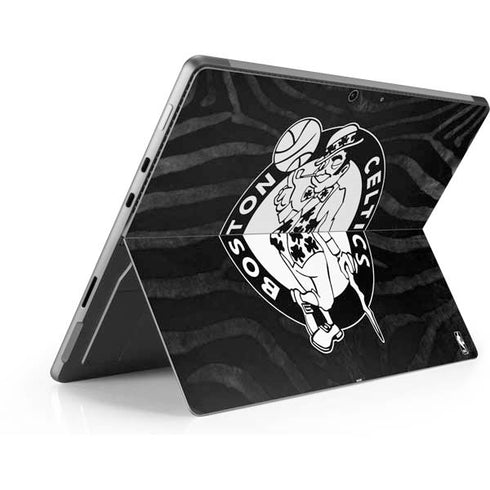NBA Boston Celtics Black Animal Print Surface Pro 9 Skin