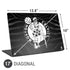 NBA Boston Celtics Black Animal Print Universal Laptop 17in (13.8 x 10in) Skin