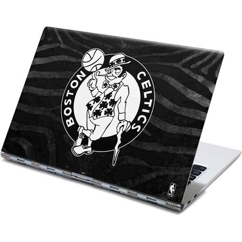 NBA Boston Celtics Black Animal Print Yoga 910 2-in-1 14in Touch-Screen Skin