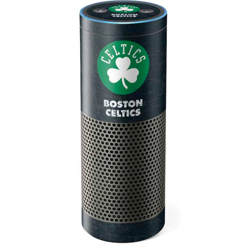 NBA Boston Celtics Black Secondary Logo Amazon Echo Skin