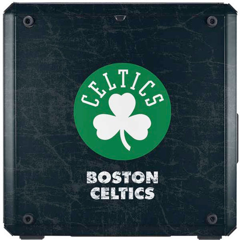 NBA Boston Celtics Black Secondary Logo Cooler Master MasterBox Q300L Mini Tower Skin