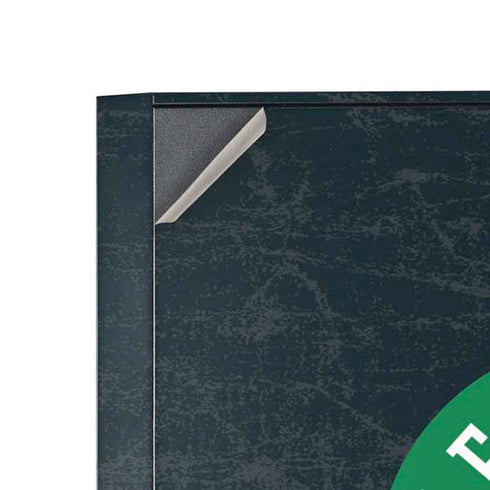 NBA Boston Celtics Black Secondary Logo Corsair 4000D Tempered Glass Mid-Tower ATX Case Skin