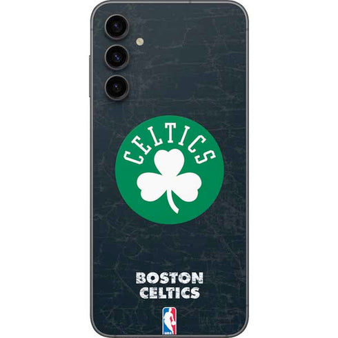 NBA Boston Celtics Black Secondary Logo Galaxy A14 5G Skin