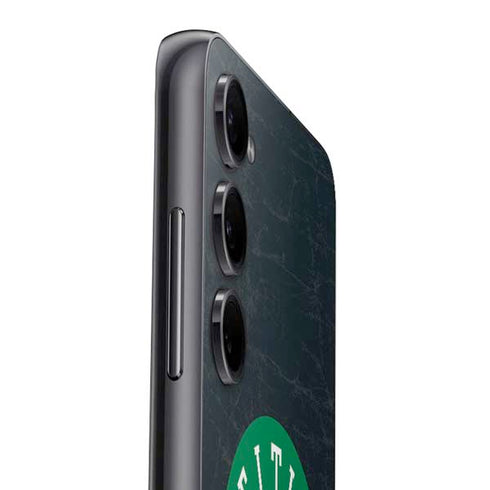 NBA Boston Celtics Black Secondary Logo Galaxy A14 5G Skin