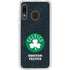NBA Boston Celtics Black Secondary Logo Galaxy A20 Clear Case