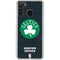 NBA Boston Celtics Black Secondary Logo Galaxy A21 Clear Case