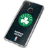 NBA Boston Celtics Black Secondary Logo Galaxy A21 Clear Case