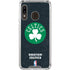 NBA Boston Celtics Black Secondary Logo Galaxy A30 Clear Case