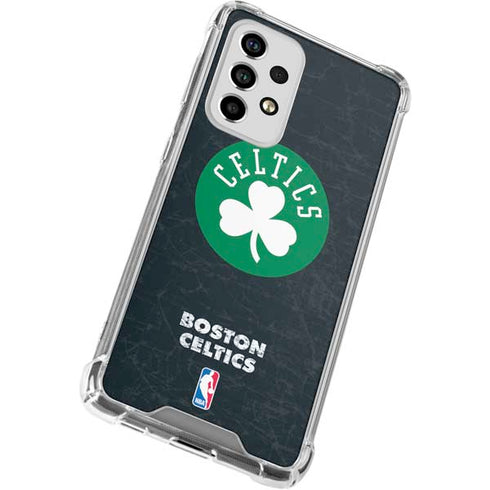 NBA Boston Celtics Black Secondary Logo Galaxy A33 5G Clear Case
