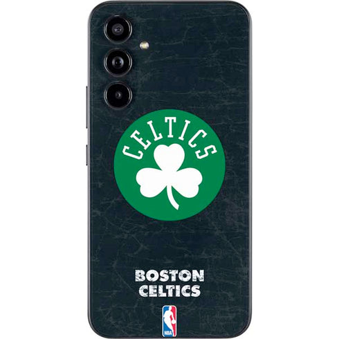 NBA Boston Celtics Black Secondary Logo Galaxy A54 5G Skin