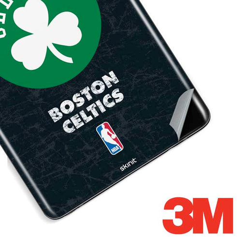 NBA Boston Celtics Black Secondary Logo Galaxy Note 8 Skin