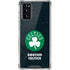 NBA Boston Celtics Black Secondary Logo Galaxy Note20 5G Clear Case