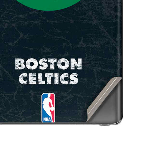 NBA Boston Celtics Black Secondary Logo Galaxy Note20 5G Skin
