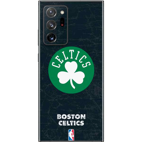 NBA Boston Celtics Black Secondary Logo Galaxy Note20 Ultra 5G Skin