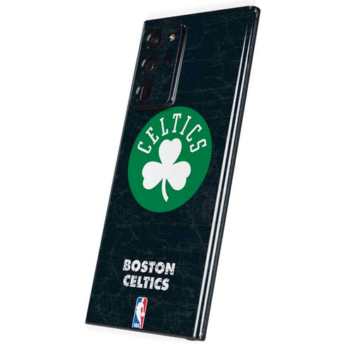 NBA Boston Celtics Black Secondary Logo Galaxy Note20 Ultra 5G Skin