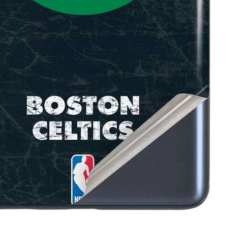 NBA Boston Celtics Black Secondary Logo Galaxy S20 Fan Edition Skin